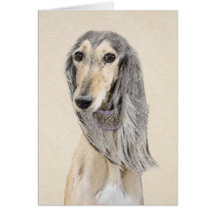 Peinture de Saluki (Faune) - Cute Original Chien A