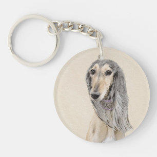 Peinture de Saluki (Faune) - Cute Original Chien A