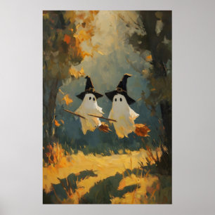Peinture de sorcière fantôme, impression de mur Ha