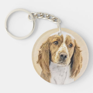 Peinture de Welsh Springer Spaniel - Art canin ori