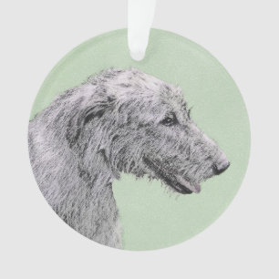 Peinture de Wolfhound irlandais - Joli art origina