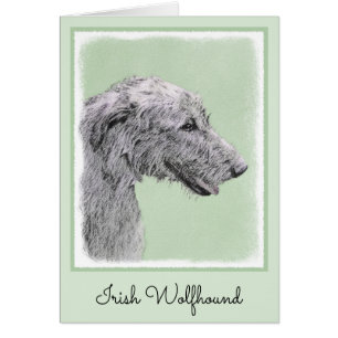Peinture de Wolfhound irlandais - Joli art origina