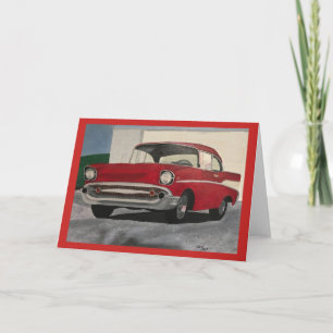 Peinture des Cartes de Voiture Vintages de l'Améri