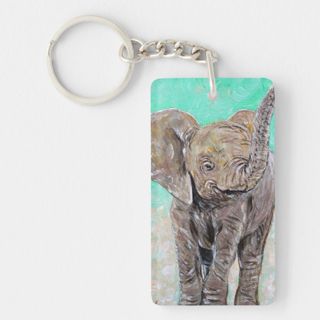 Peinture des éléphants de bébé (Devant)