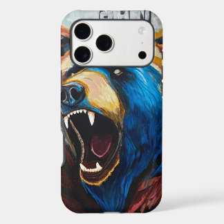 Peinture d'ours grizzly - Art animalier