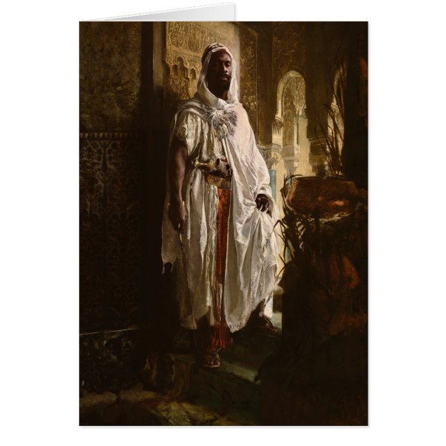 Peinture en chef maure africaine Portrait (Devant)