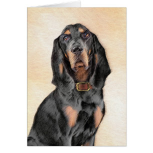Peinture en noir et blanc - Art original Chien