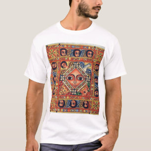 Peinture éthiopienne d'église - T-shirt de blanc