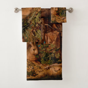 Peinture européenne Rabbit Année 2023 Serviettes d