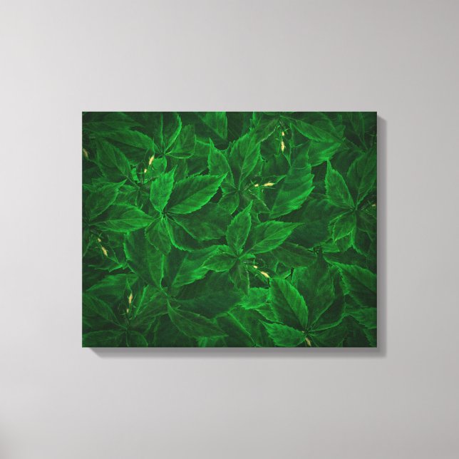 Peinture feuille toile étirée Impression (Recto)