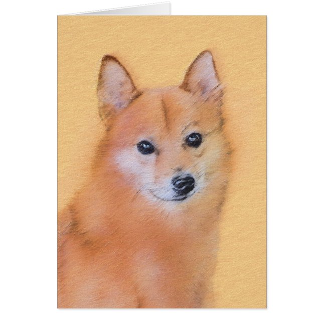 Peinture finlandaise Spitz - Jote Original Chien A (Devant)