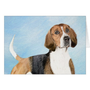 Peinture Foxhound en anglais - Joli art original c