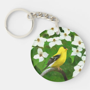 Peinture Goldfinch - Cute Original Chien Art
