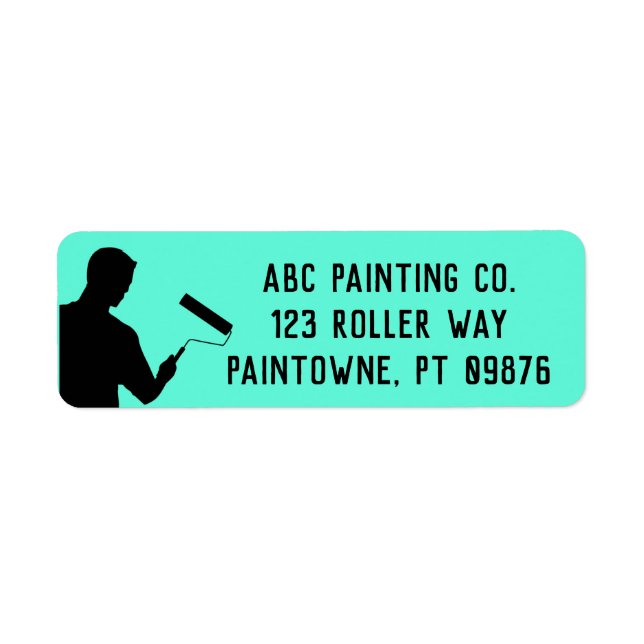 Peinture Handyman Entreprise Retour Adresse Étique (Devant)