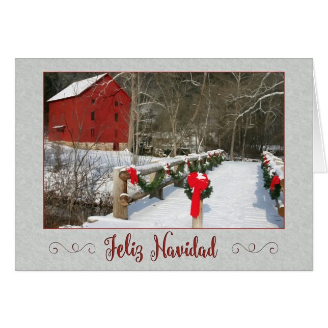 Peinture hivernale Navidad (Devant horizontal)