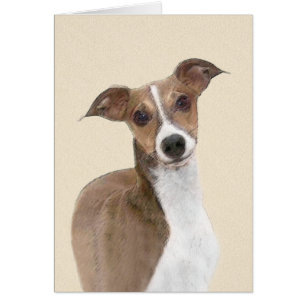 Peinture italienne Greyhound - Cute Original Chien