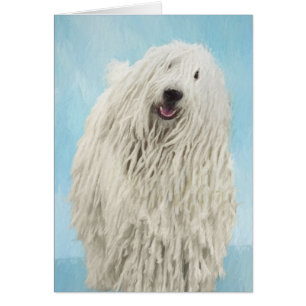 Peinture Komondor - Cute Original Chien Art