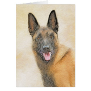 Peinture Malinoise belge - Cute Original Chien Art