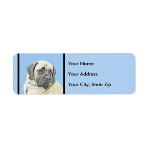 Peinture Mastiff (Fawn) anglaise - Art Chien origi