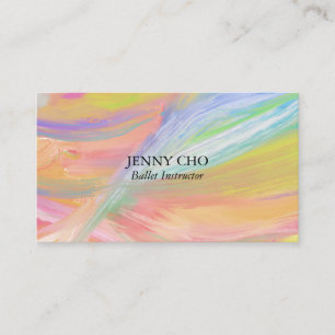 Peinture minimaliste arc-en-ciel texturé carte de 