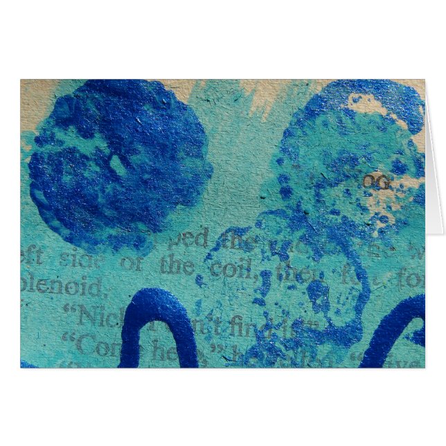 Peinture mixte Abstraite (Devant horizontal)