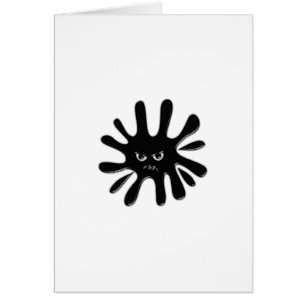 Peinture noire en colère