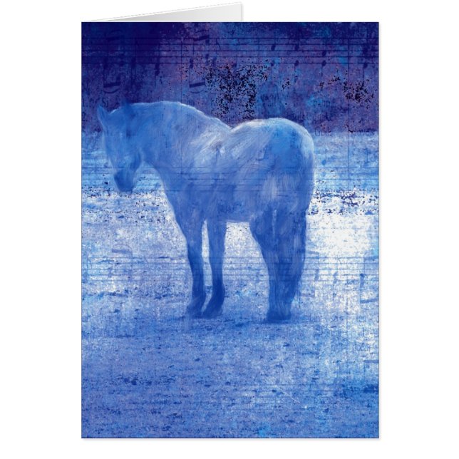 Peinture numérique à cheval violet (Devant)