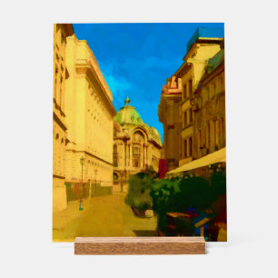 Peinture numérique de Bucarest