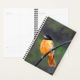 Peinture Oriole - Art Oiseau Original