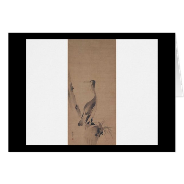 Peinture par Miyamoto Musashi, circa 1600's (Devant horizontal)