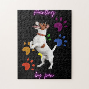"PEINTURE PAR PAW' PUZZLE. JIGSAW PUZZLE
