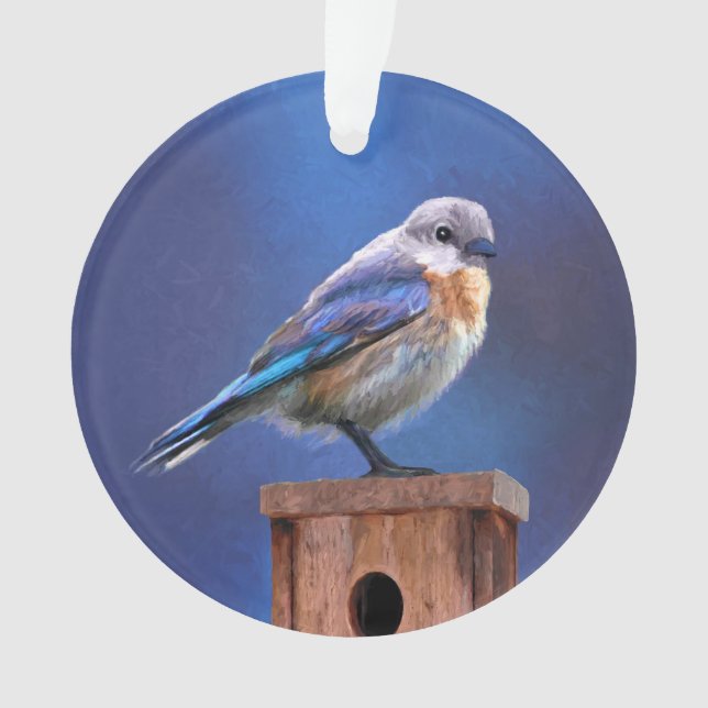 Peinture pour oiseaux bleus (femelle) - Art origin (devant)