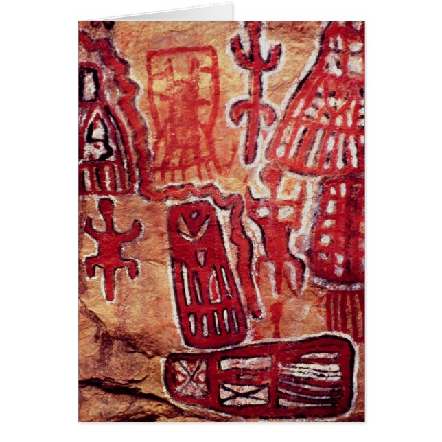 Peinture préhistorique de roche (Devant)