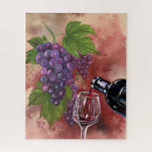 Peinture Puzzle Dans Le Vin Il Y A Vérité - Saluta