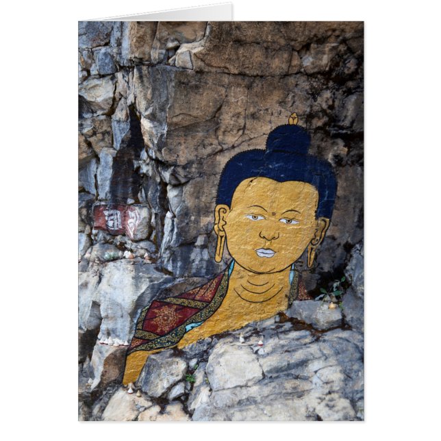 Peinture rock de Bouddha (Devant)