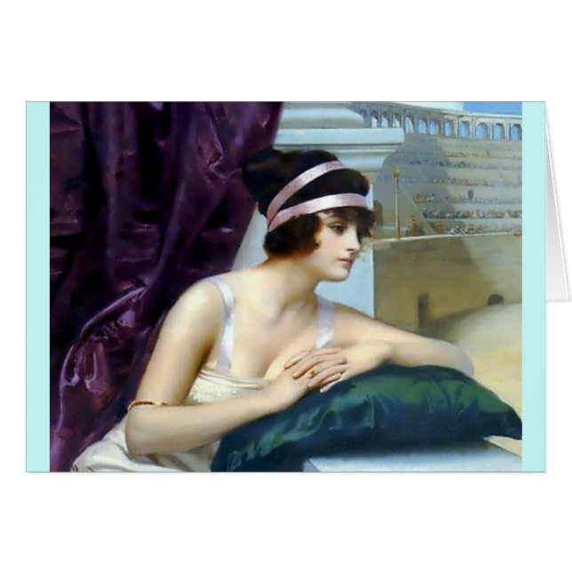 Peinture romaine de Colosseum de femme (Devant horizontal)