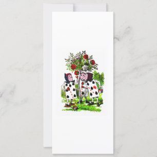 Peinture Rose Rouge - Invitation / RSVP