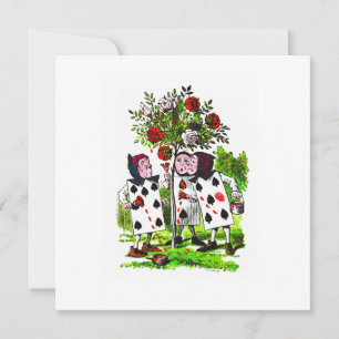 Peinture Rose Rouge - Invitation / RSVP