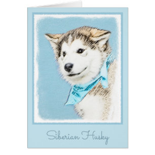 Peinture Sibérienne Husky Puppy - Art Chien origin