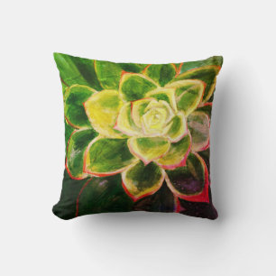 Peinture Succulente Coussin à Throw