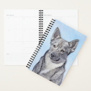 Peinture Suédoise Vallhund - Cute Original Chien A