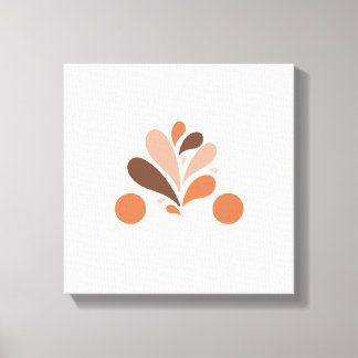 Peinture sur fleur sur toile
