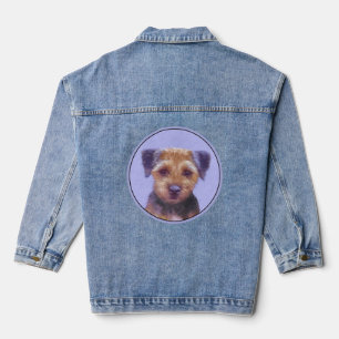 Peinture sur la frontière de Terrier - jolie art o
