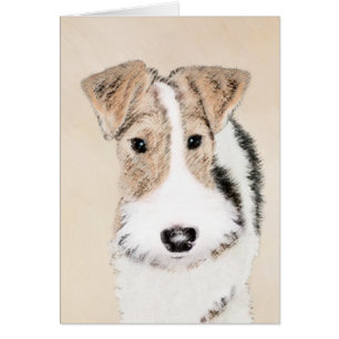 Peinture Terrier de Renard de fil - Cute Original 
