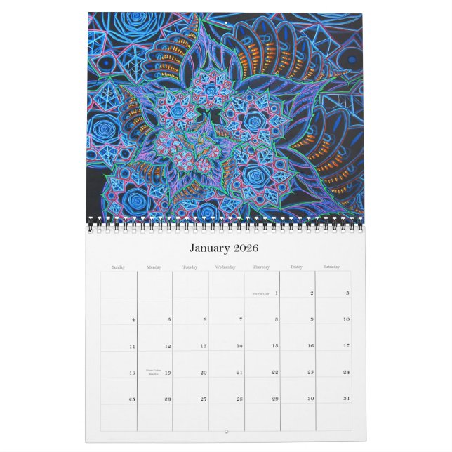 Peinture tout en dansant le calendrier 2011 (Jan 2026)