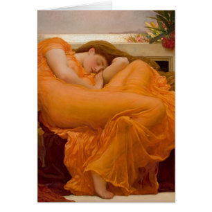 Peinture vintage de carte d'art de flamber juin