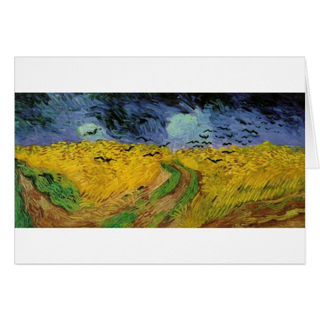 Peintures de Van Gogh : Champ de blé de Van Gogh (Devant horizontal)