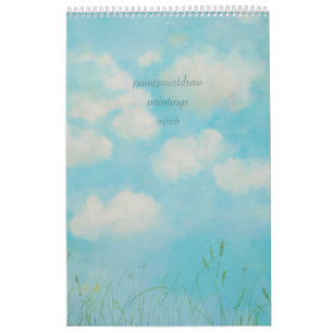 peintures peintures dessinées Calendrier 2025