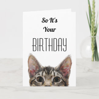 Pékin Chat Brown C'est votre carte d'anniversaire
