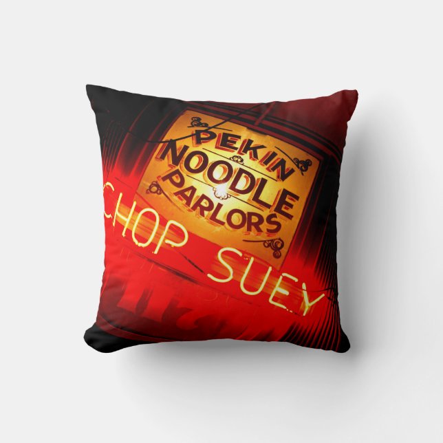 Pekin Cotton Throw Pillow (Front)